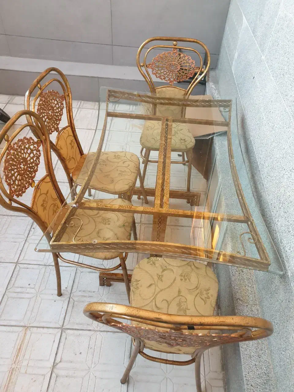 میز غذا خوری وظرفشویی فلزی|میز و صندلی غذاخوری|تبریز, |دیوار