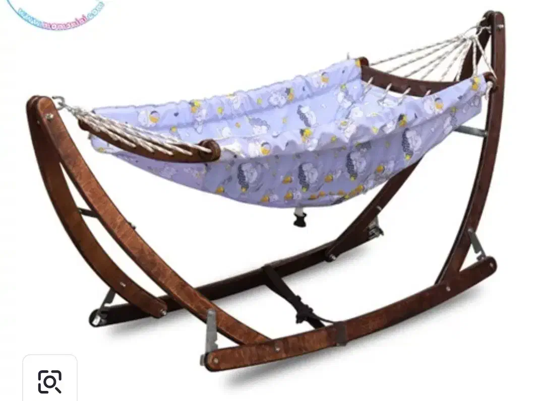 گهواره سنتی چوبی تاشو نوزاد|اسباب و اثاث بچه|کوچصفهان, |دیوار