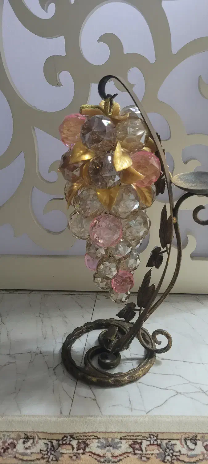 انگور دکوری کریستالی|مجسمه، تندیس، ماکت|میاندوآب, |دیوار