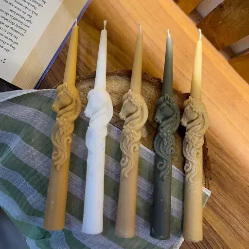 سنگ مصنوعی و شمع های دکوراتیو زیبا|صنایع دستی و سایر لوازم تزئینی|قزوین, |دیوار