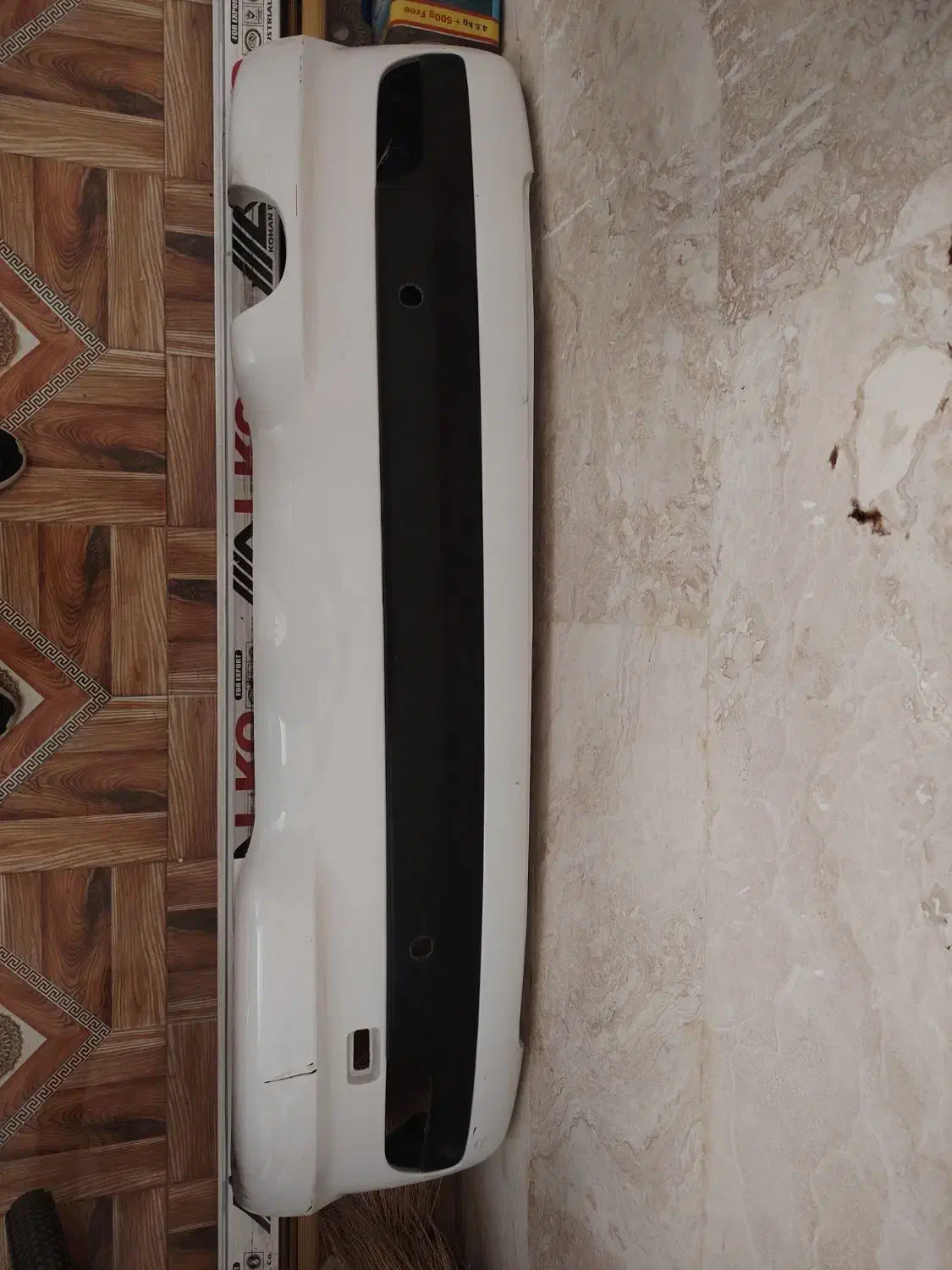 سپر عقب 207 با خط و خش جزئی|قطعات یدکی و لوازم جانبی|مهاباد (آذربایجان غربی), |دیوار