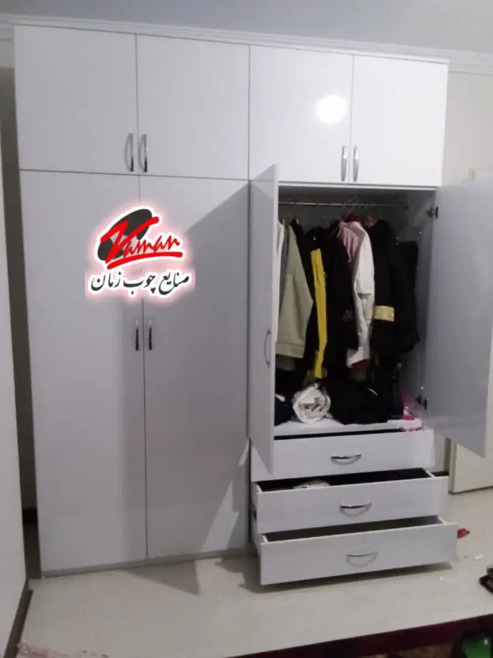 کمد دیواری ۳ کشو مدل دماوند کد۱۷۹|جاکفشی، کمد، دراور|اسلام‌شهر, شهرک الهیه|دیوار