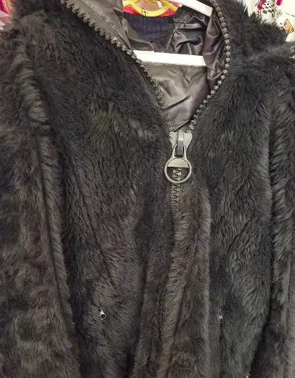 فروش کاپشن خز دار پسرانه سایز بزرگ مشکی|لباس|کامیاران, |دیوار