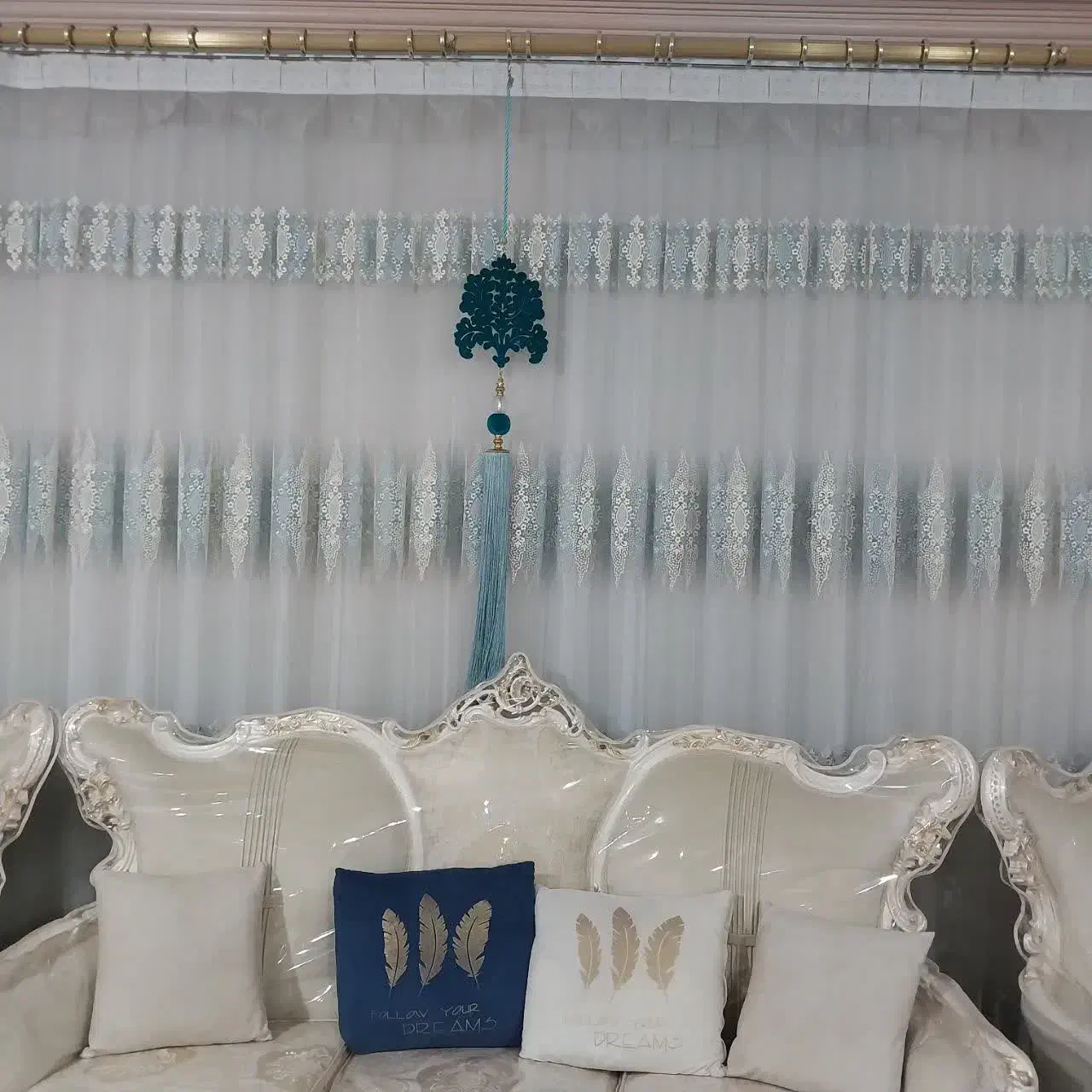 پرده پذیرایی|پرده، رانر، رومیزی|ازنا, |دیوار