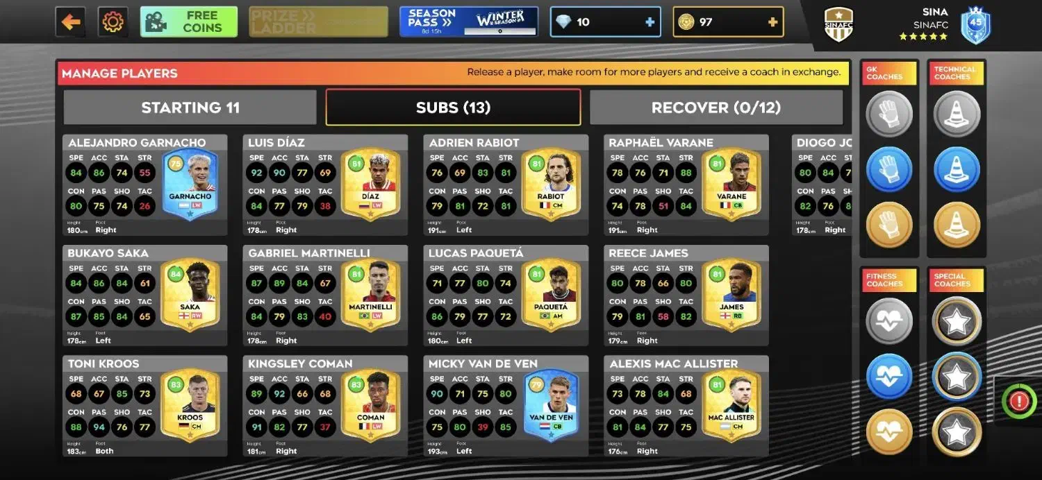 فروش اکانت دریم لیگ|کنسول، بازی ویدئویی و آنلاین|بجنورد, |دیوار