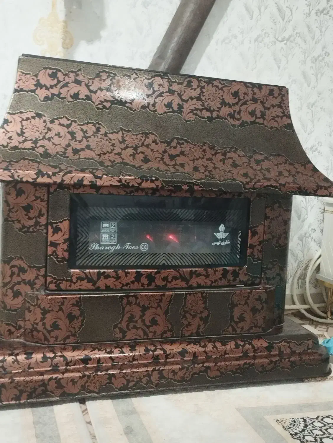 بخاری شومینه ای|بخاری، هیتر، شومینه|قرچک, میرزائی شمالی|دیوار