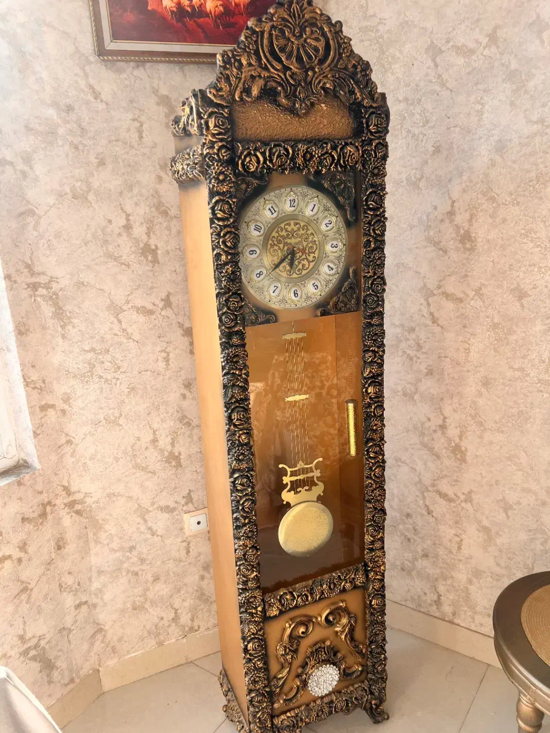 آینه کنسول و ساعت|مبلمان خانگی و میز عسلی|سرپل ذهاب, |دیوار