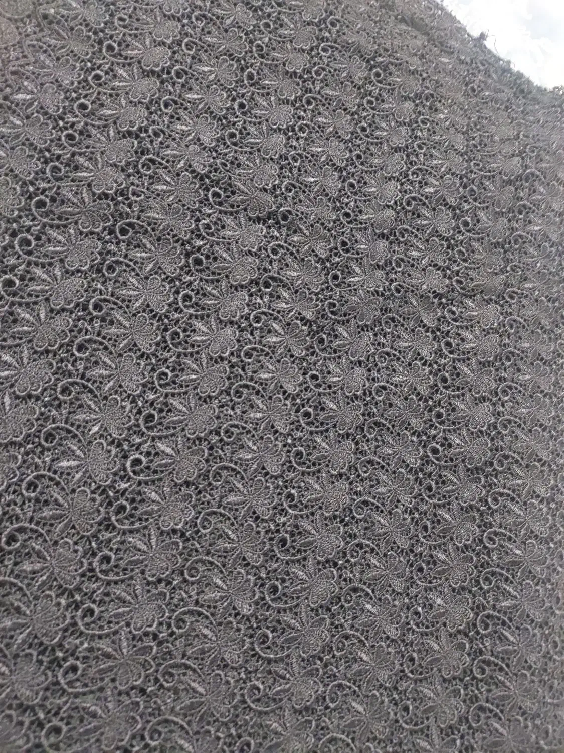 پارچه گیپور مشکی|لوازم خیاطی و بافتنی|ری, منصوریه منگل|دیوار