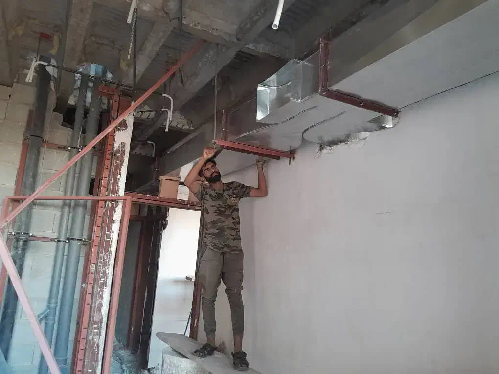 اجرای کانال کولر داگت اسپیلت وفلاشینگ|خدمات پیشه و مهارت|دماوند, دماوند|دیوار