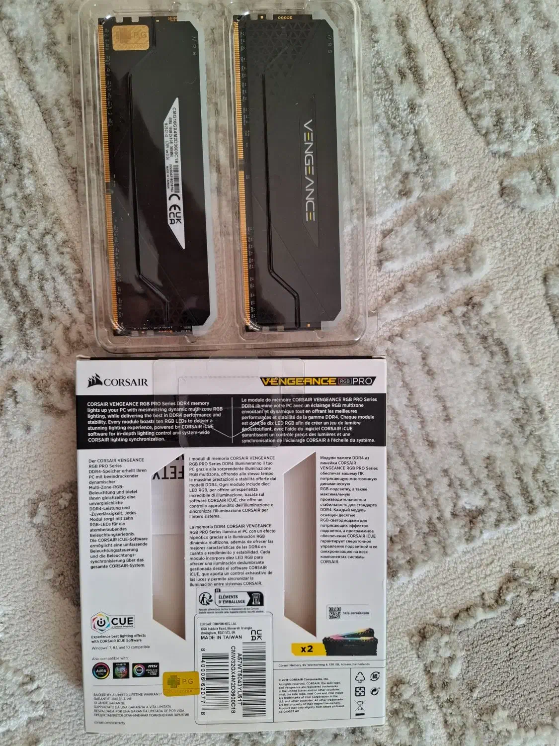 RAM DDR4 16GB دو کاناله 3600GHZ|قطعات و لوازم جانبی رایانه|تهران, سلسبیل جنوبی|دیوار