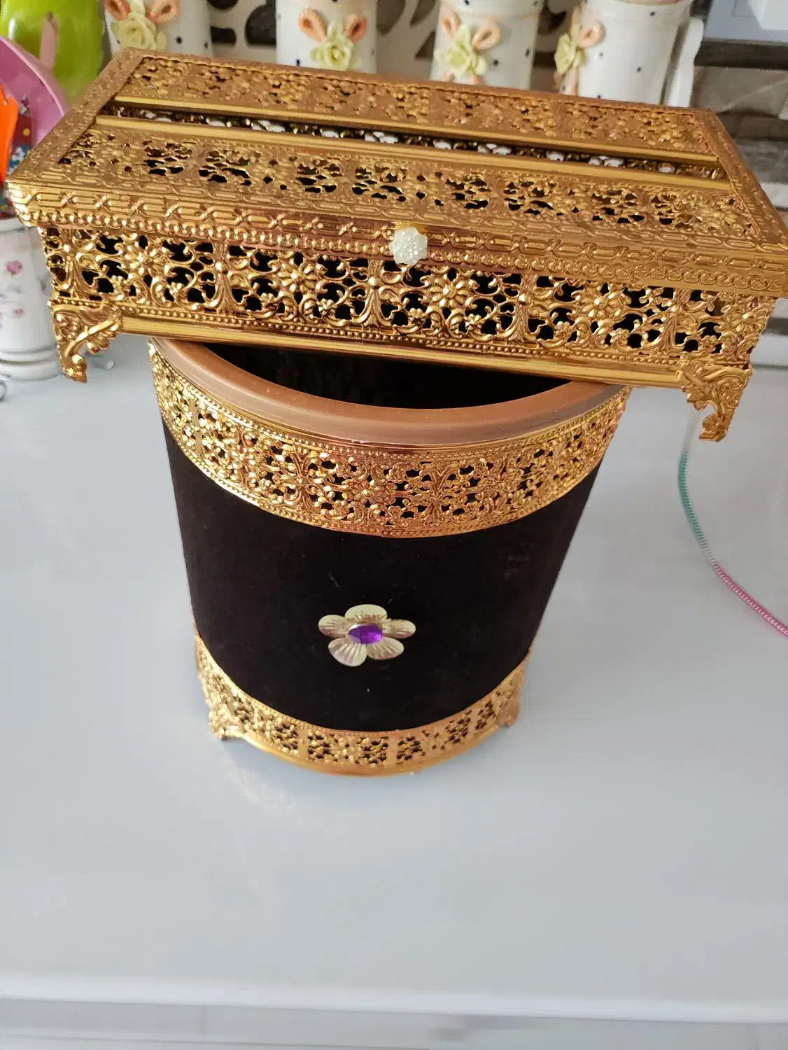 سطل آشغال وجا دستمال کاغذی نو نو نو|صنایع دستی و سایر لوازم تزئینی|تهران, مشیریه|دیوار