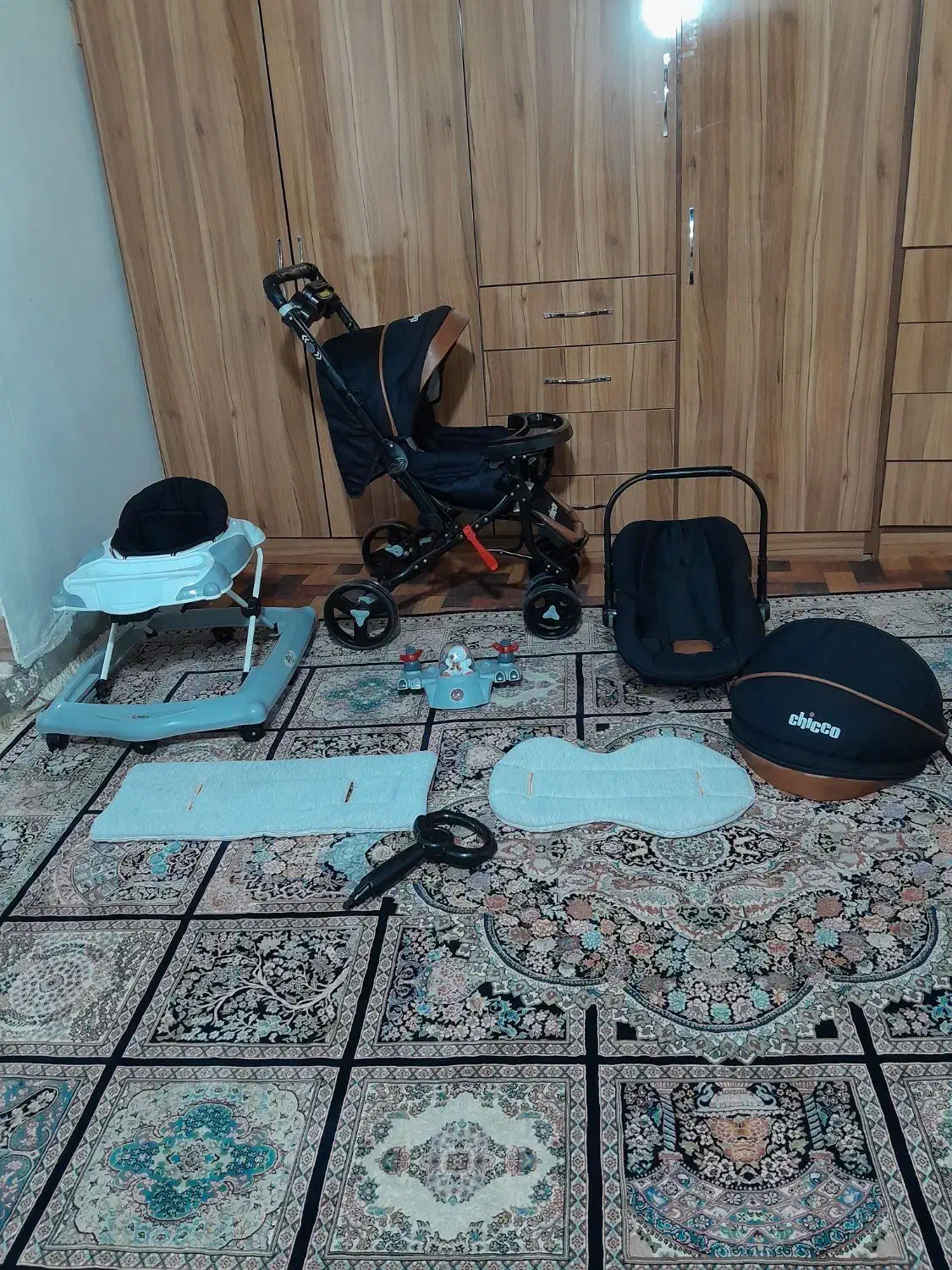 پک کامل کالسکه آک|کالسکه و لوازم جانبی|اهواز, زیتون کارگری|دیوار