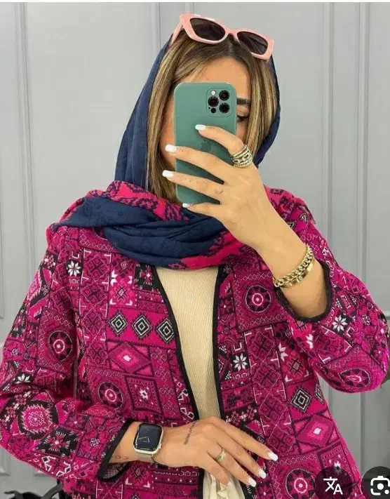 کت گلیمی طرح دار صورتی|لباس|شاهرود, |دیوار