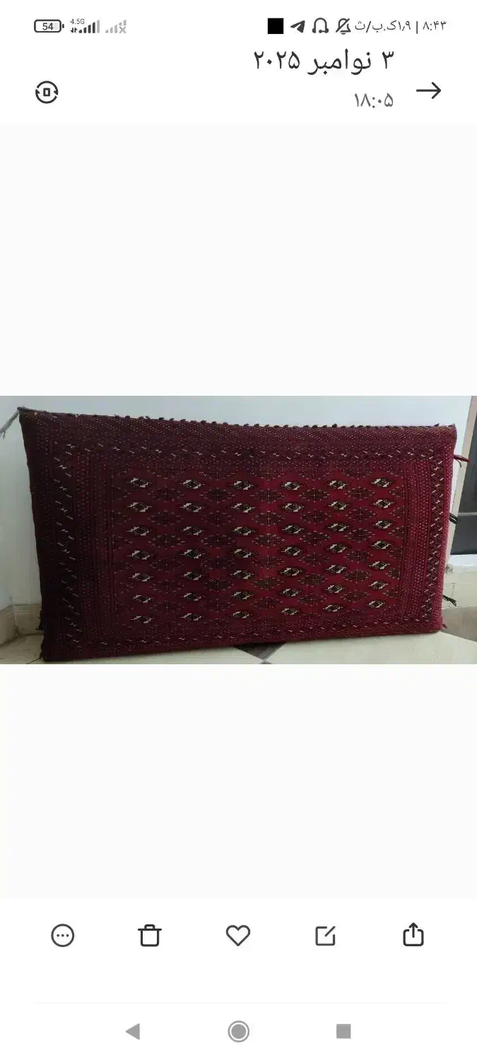 پشتی ترکمن یک جفت قیمت تومان7000000|پشتی|اراک, |دیوار