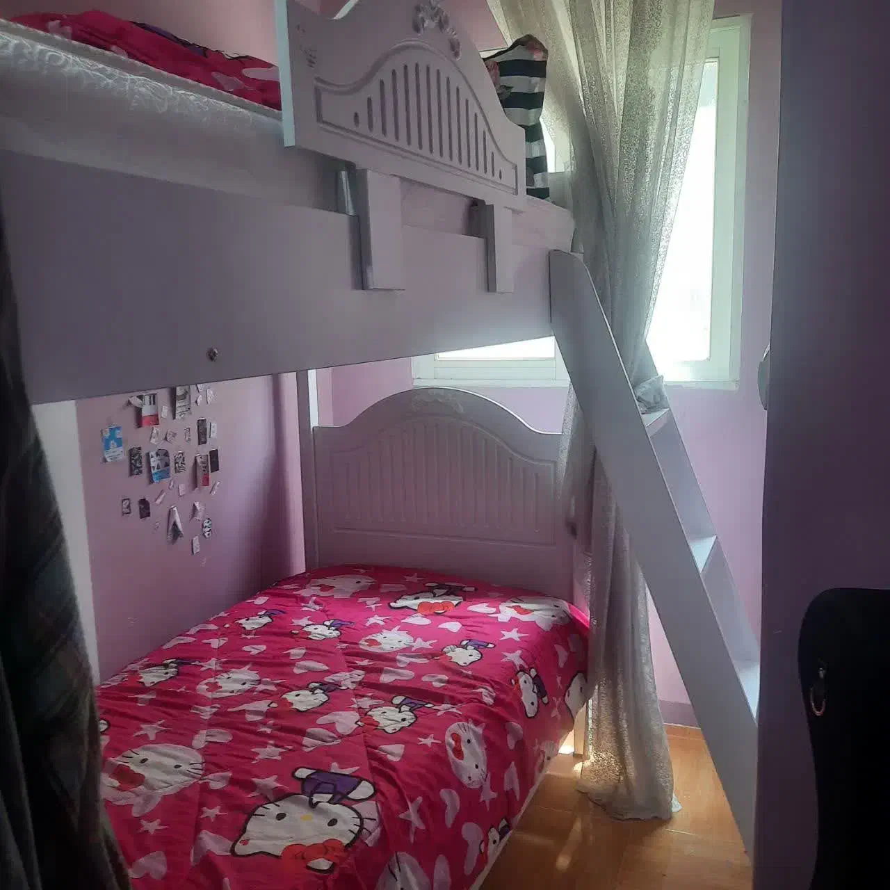 تخت دو طبقه ام دی اف طول ۲۰۰ عرض ۹۰ فقط ۱۰ تومن|تخت و سرویس خواب|تهران, مجیدیه|دیوار