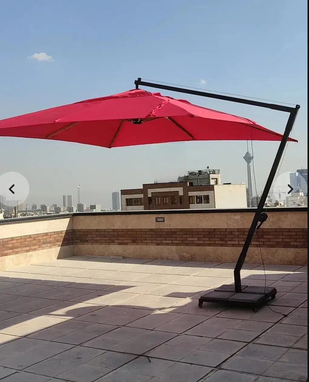 چتر حیاط کافه خودرو|کوهنوردی و کمپینگ|رشت, جماران|دیوار