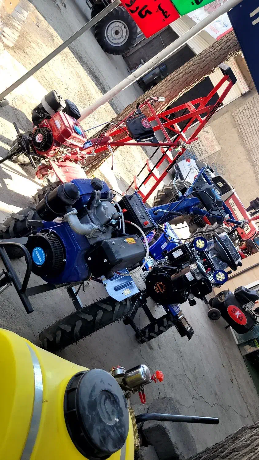 تیلر گازوئیلی و بنزینی تیلر ۷و۱۰ اسب تیلر چهار چرخ|ماشین‌آلات صنعتی|نیشابور, شهید بهشتی|دیوار