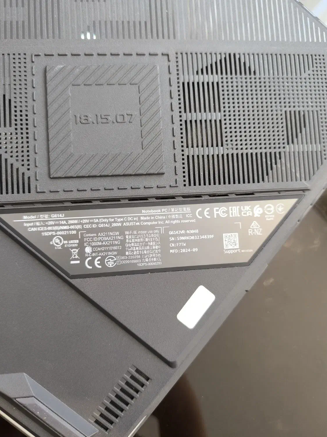 لپتاب G614 RTX 4060 i9 14900 + پک کمبو و تجهیزات|رایانه همراه|شهریار, شهرک شاهد|دیوار