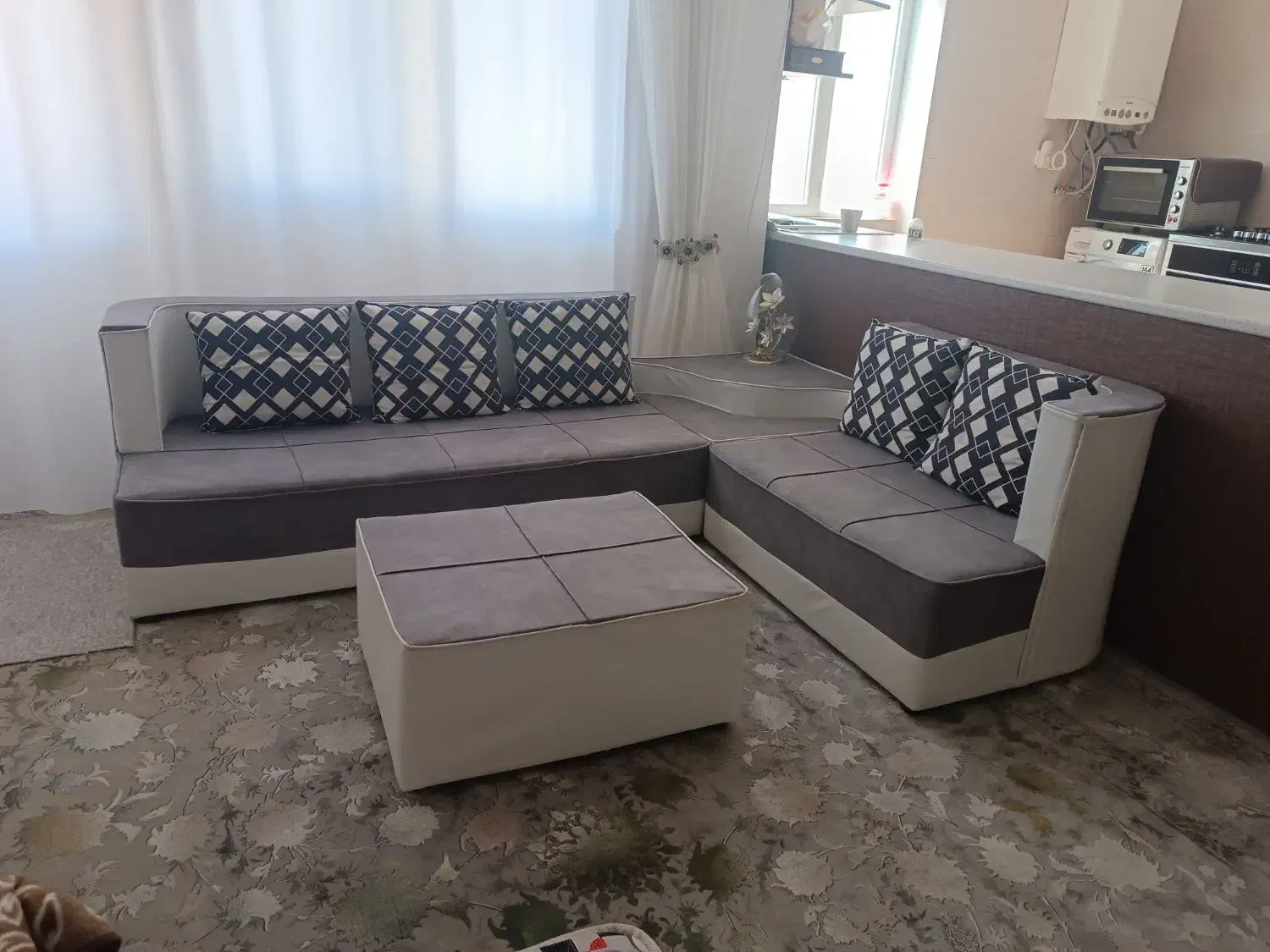 مبل ال ۵ نفره|مبلمان خانگی و میز عسلی|جوانرود, |دیوار