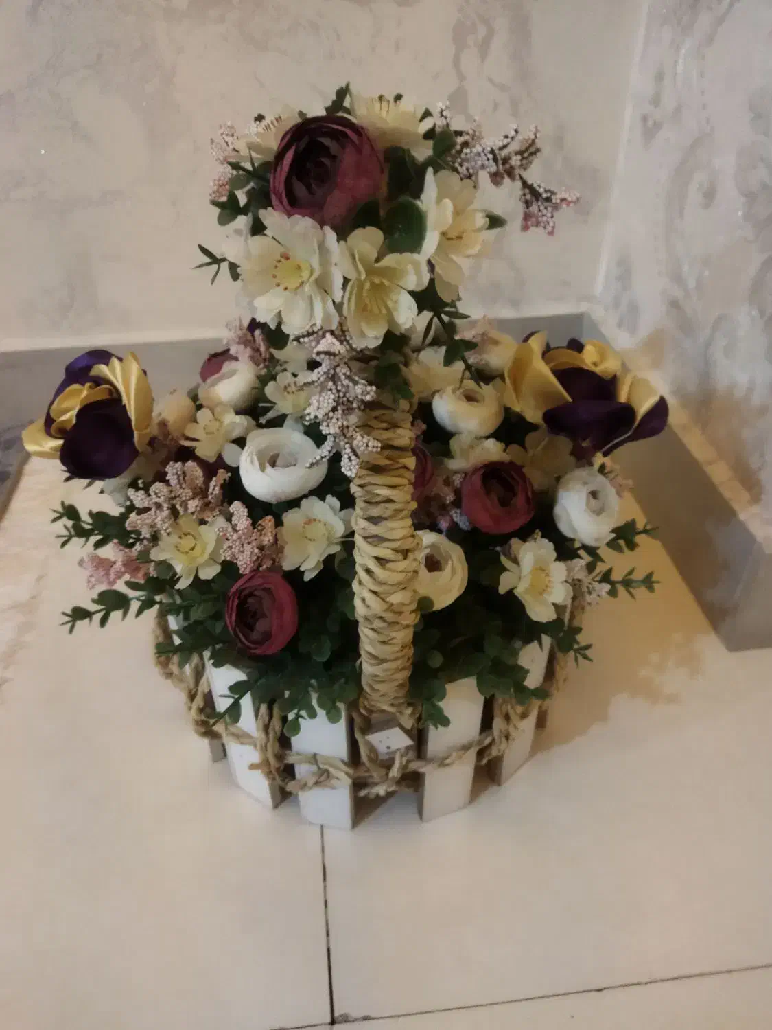 سبد گل|گل مصنوعی|ارومیه, |دیوار