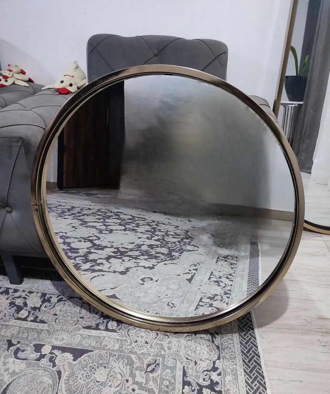 دو عدد اینه قدی و دوعدد اینه گرد اف چند روزه|صنایع دستی و سایر لوازم تزئینی|رشت, حومه رشت|دیوار