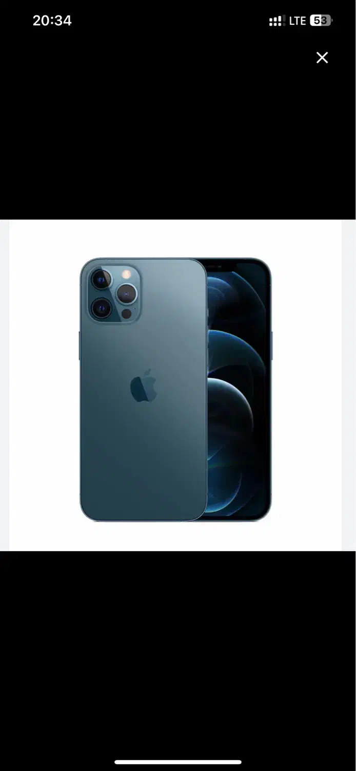 ایفون۱۲پرومکس درحد صفر|موبایل|شیراز, شهرک مفتح|دیوار