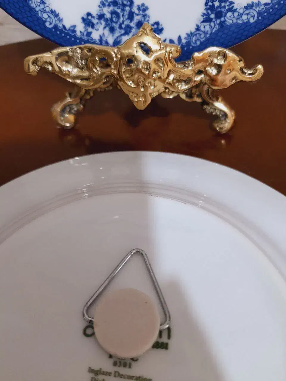 بشقاب دیوارکوب قلم آبی|صنایع دستی و سایر لوازم تزئینی|بابل, |دیوار