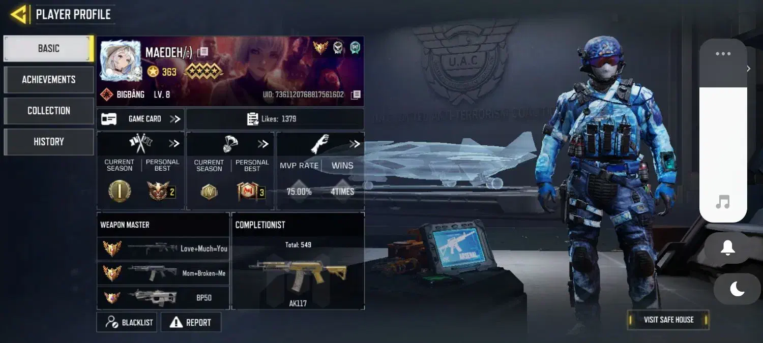 اکانت گاد دارای 5 بتل پس نیم. صیف نیست|کنسول، بازی ویدئویی و آنلاین|زیرآب, |دیوار