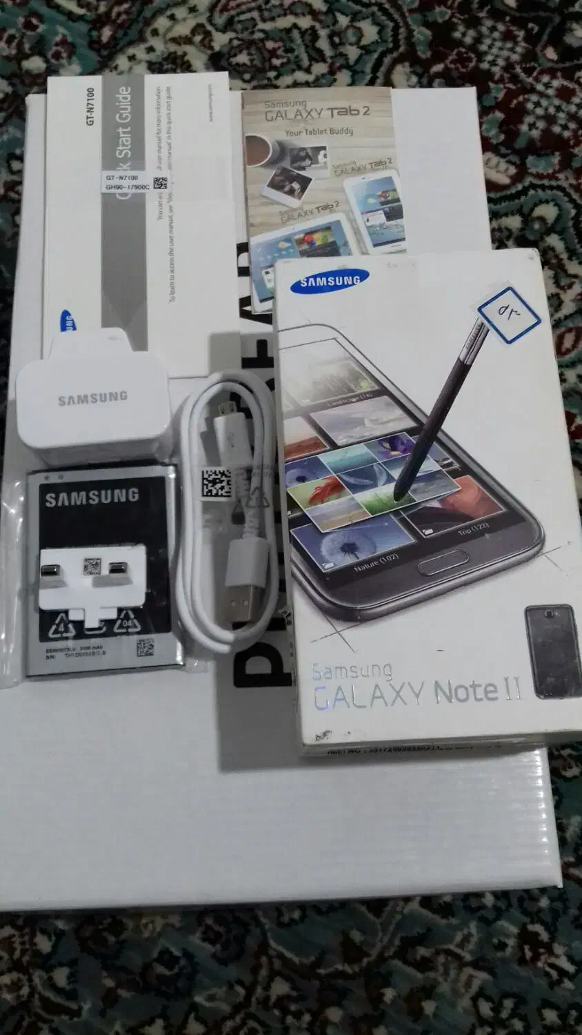 گوشی سامسونگ گلکسی نوت2 آکبند|موبایل|زنجان, |دیوار