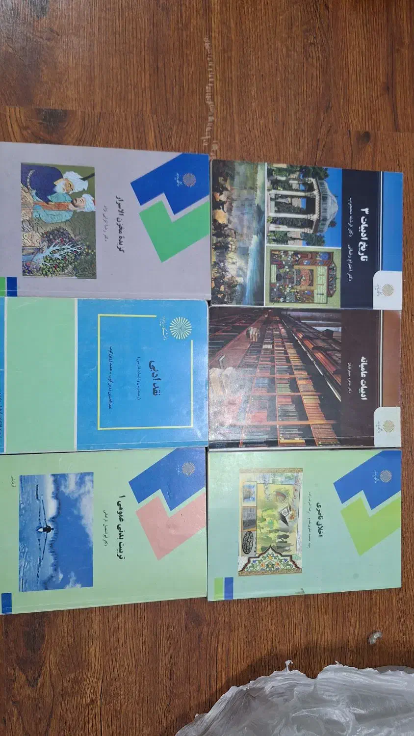 کتاب های پیام نور|کتاب و مجله ادبی|مشهد, هنرستان|دیوار