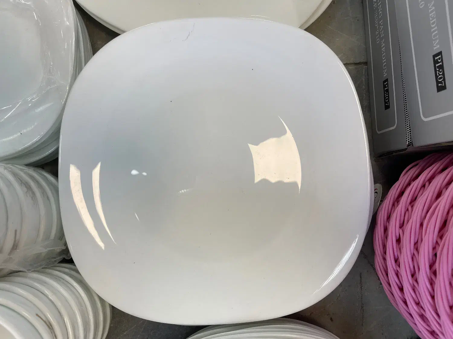 پلو ارکوپال سفید مربع مقصود|ظروف سرو و پذیرایی|کرج, گلشهر|دیوار