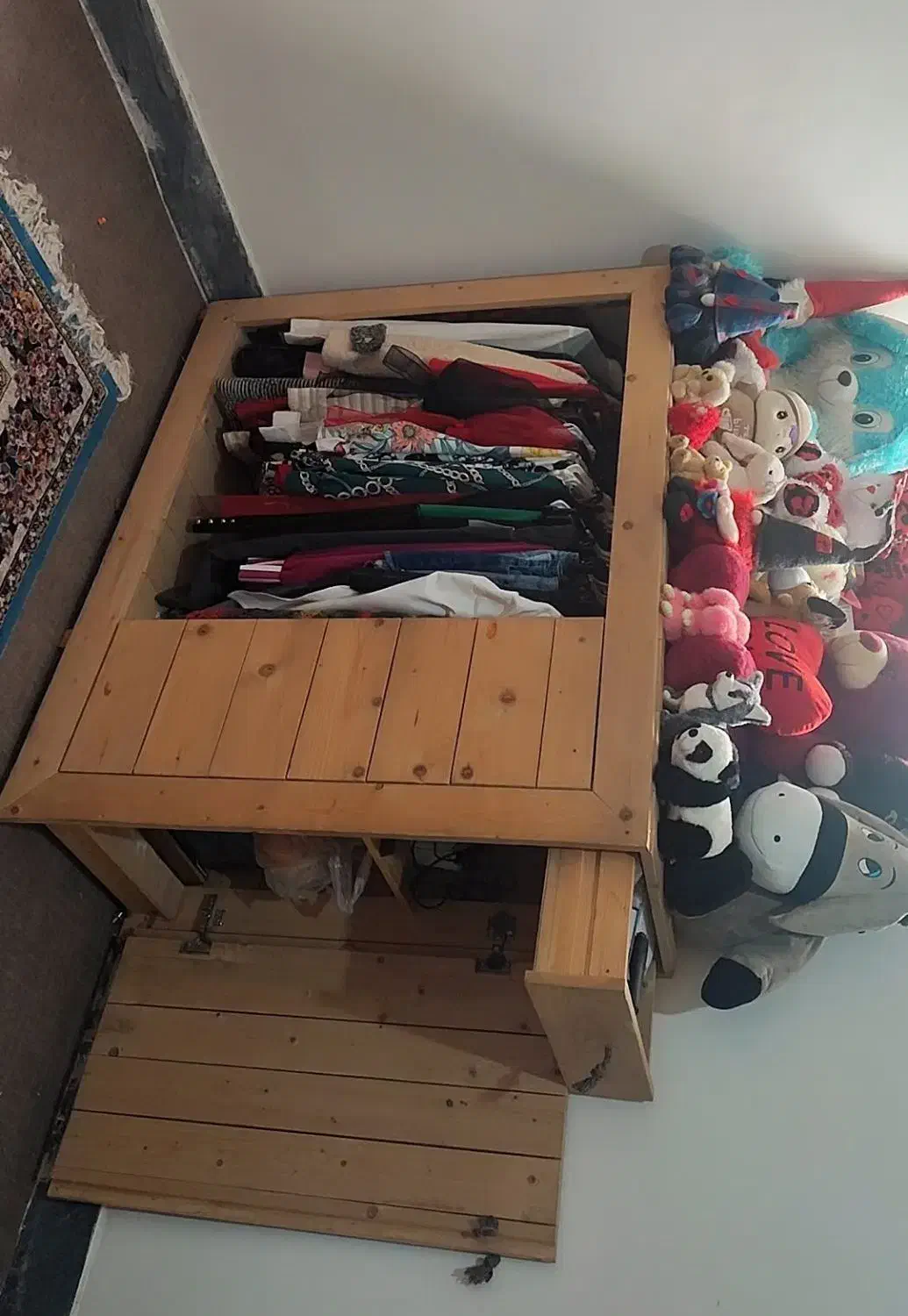 رگال لباس چوبی|جاکفشی، کمد، دراور|کازرون, |دیوار