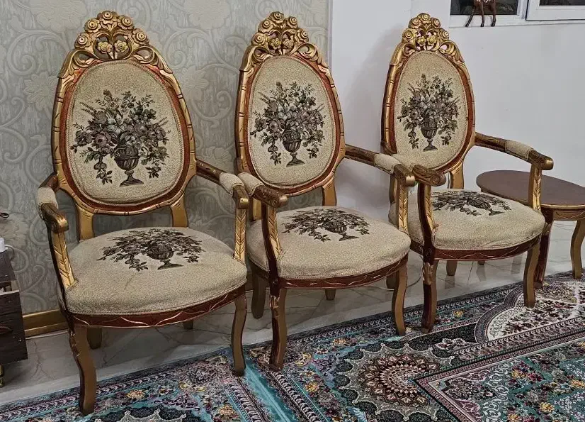 مبل استیل ۷ نفره|مبلمان خانگی و میز عسلی|تهران, گلستان (شهرک راه آهن)|دیوار