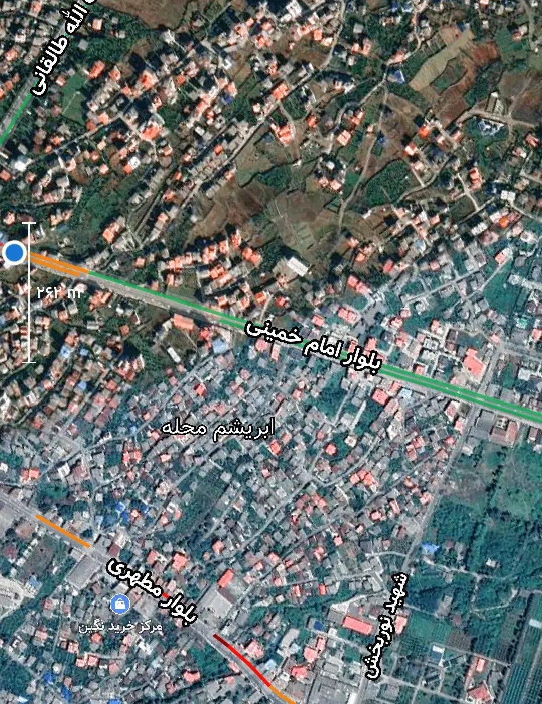 اجاره زمین ۱۵۶ متری تجاری بر اصلی فاز۲|اجارهٔ مغازه و غرفه|رامسر, |دیوار