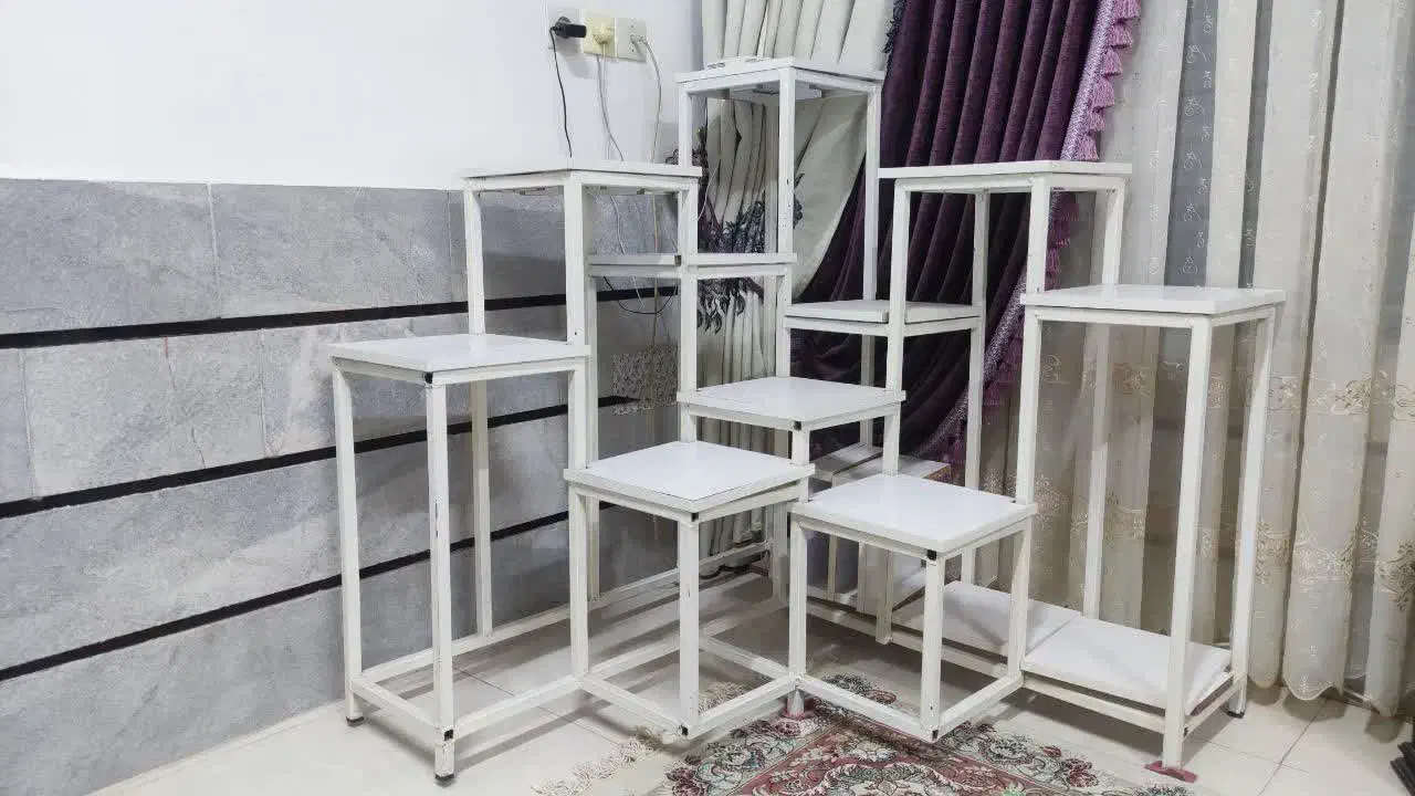 شلف و پایه گلدان|کتابخانه، شلف، قفسه‌های دیواری|گناباد, |دیوار