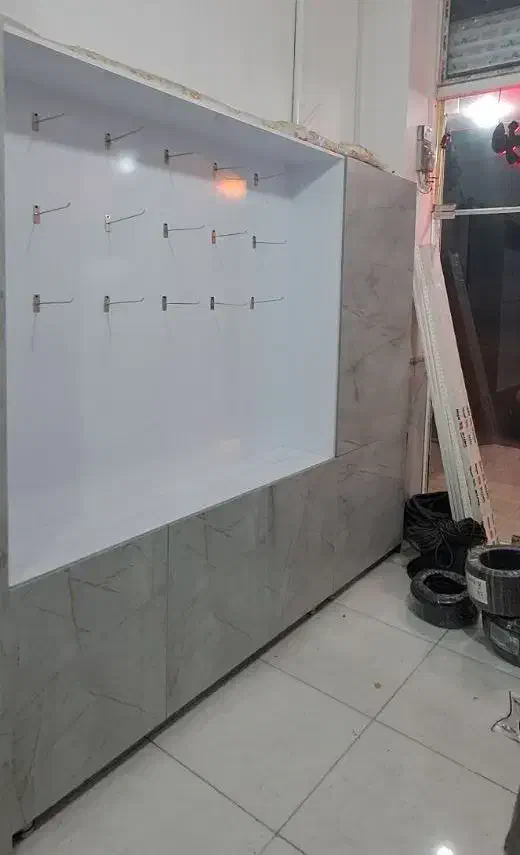 قفسه و کمد ام دی اف|کتابخانه، شلف، قفسههای دیواری|اردبیل, |دیوار