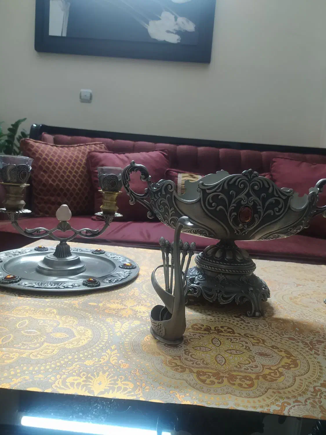 ظروف پذیرایی پیوتر (سیلور)|ظروف سرو و پذیرایی|پردیس, فاز ۴|دیوار