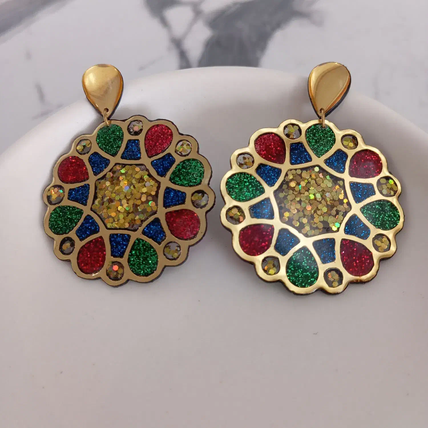 گوشواره رزینی دستساز|بدلیجات|اراک, |دیوار