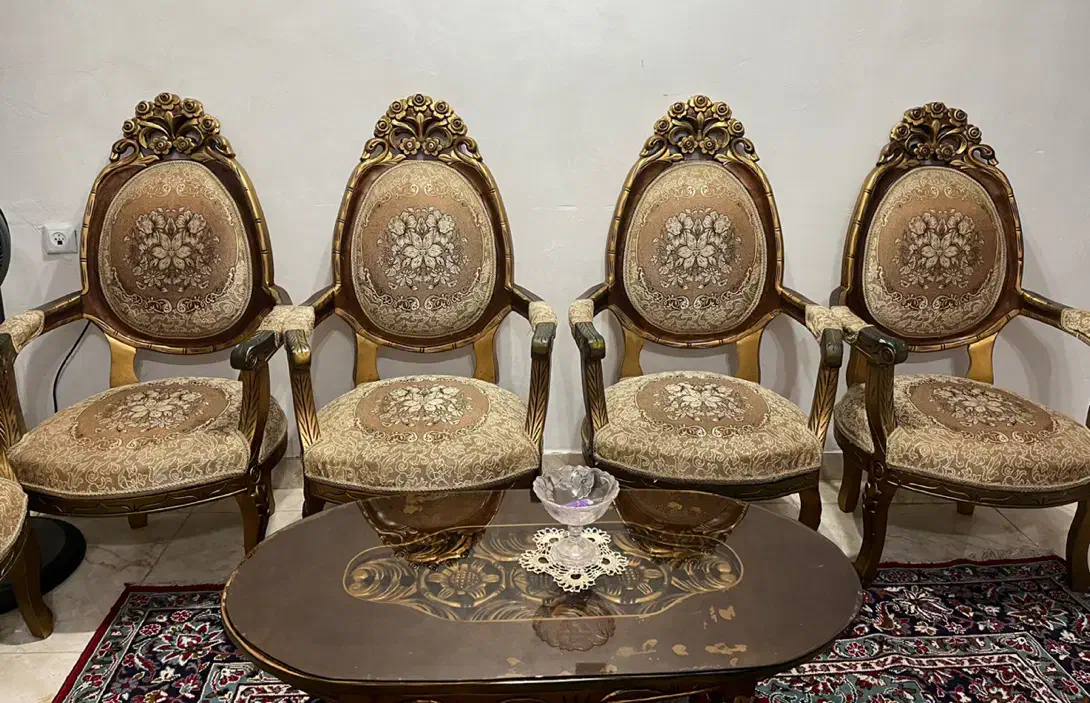 مبل سلطنتی|مبلمان خانگی و میز عسلی|رشت, سلیمانداراب|دیوار