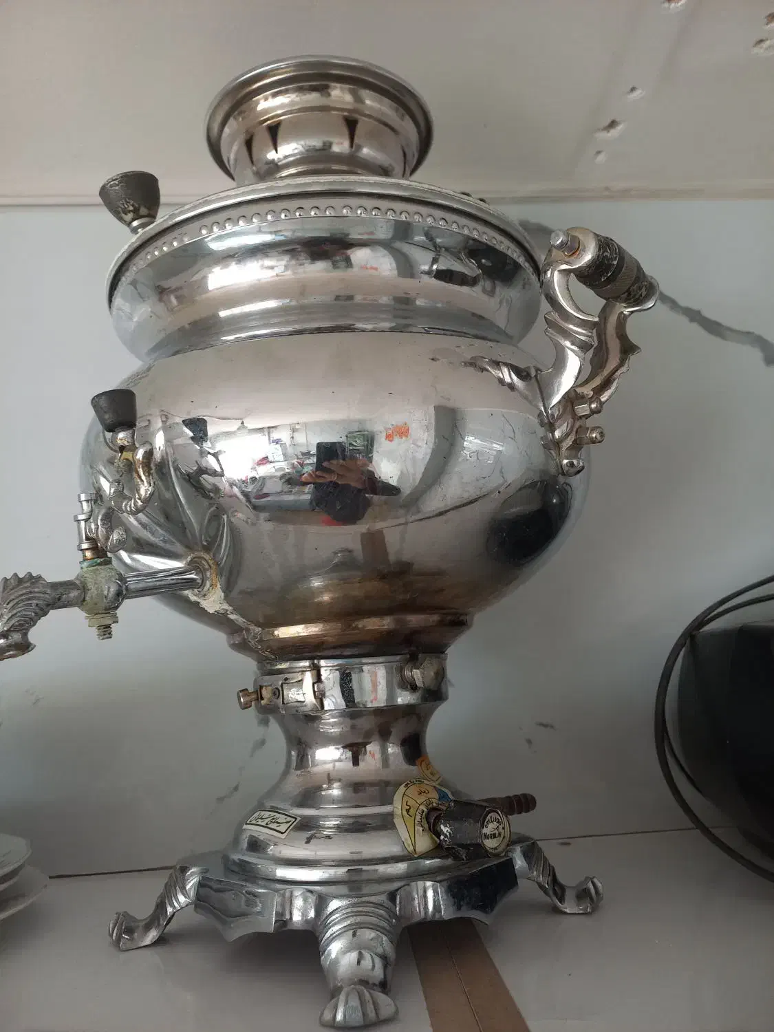 سماور گازی برنج|سماور، چایساز، قهوهساز|شاهینشهر, خانه کارگر|دیوار