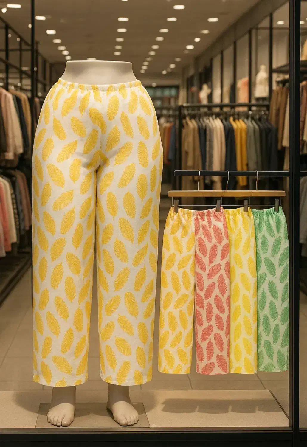 فقط عمده - شلوار راحتی زنانه نخی چاپی|لباس|شهرکرد, |دیوار