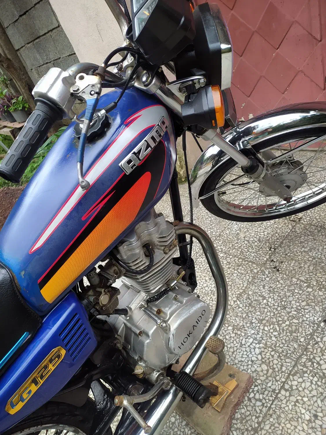 هوندا مزایده|موتورسیکلت|املش, |دیوار