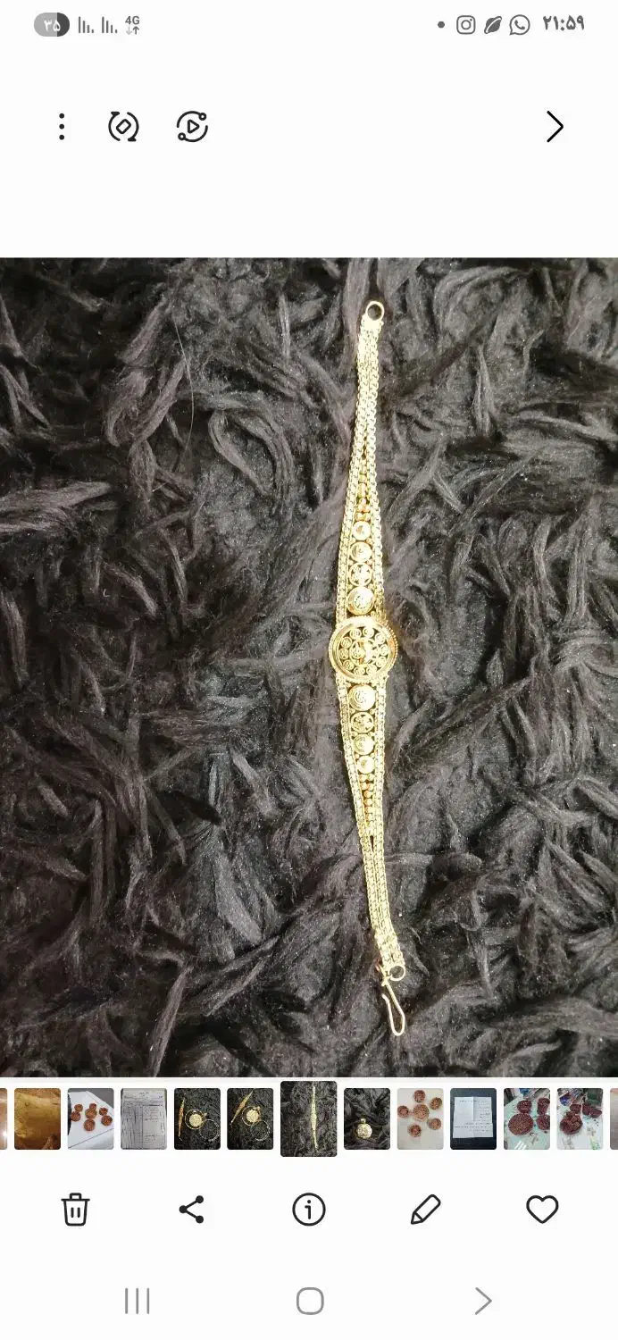 فروش یک عدد دستبند به وزن ۱۰ گرم و۱۱۰ صوت|جواهرات|ملایر, |دیوار