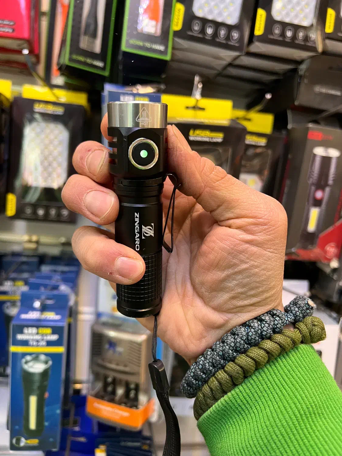 چراغ قوه شارژی سه لامپ قوی zingaro 712|کوهنوردی و کمپینگ|تهران, لاله زار|دیوار