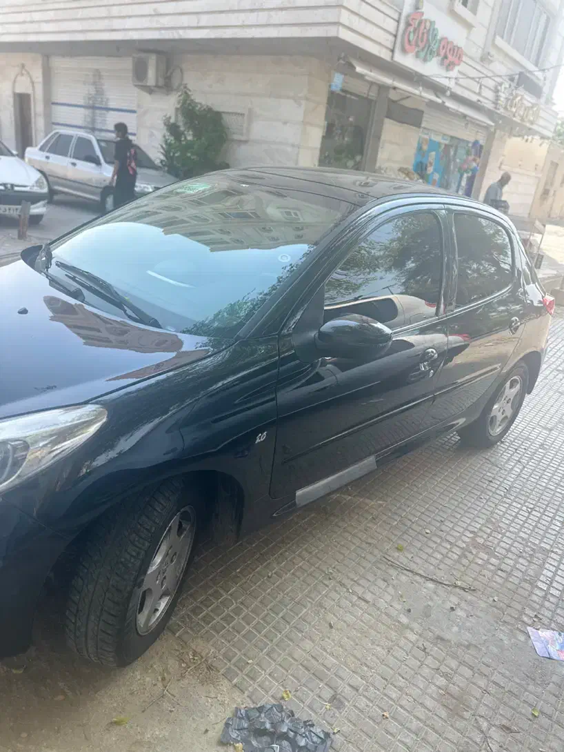 ۲۰۷پانا ارتقایافته مشکی ابنوس|خودرو سواری و وانت|سیرجان, |دیوار