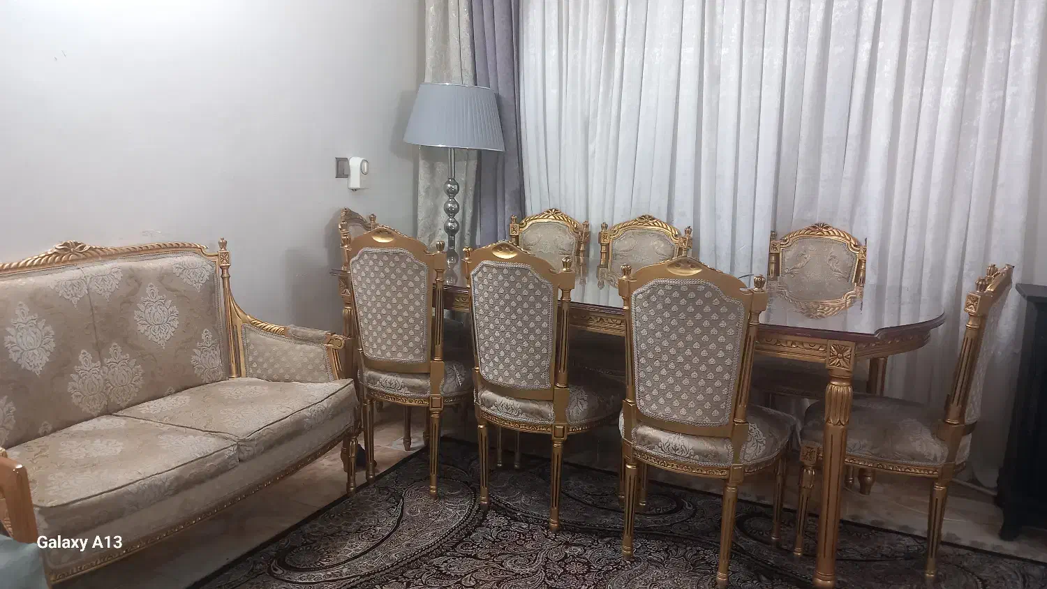 مبل و.میز ناهارخوری استیل در حد نو|مبلمان خانگی و میز عسلی|قائمشهر, |دیوار