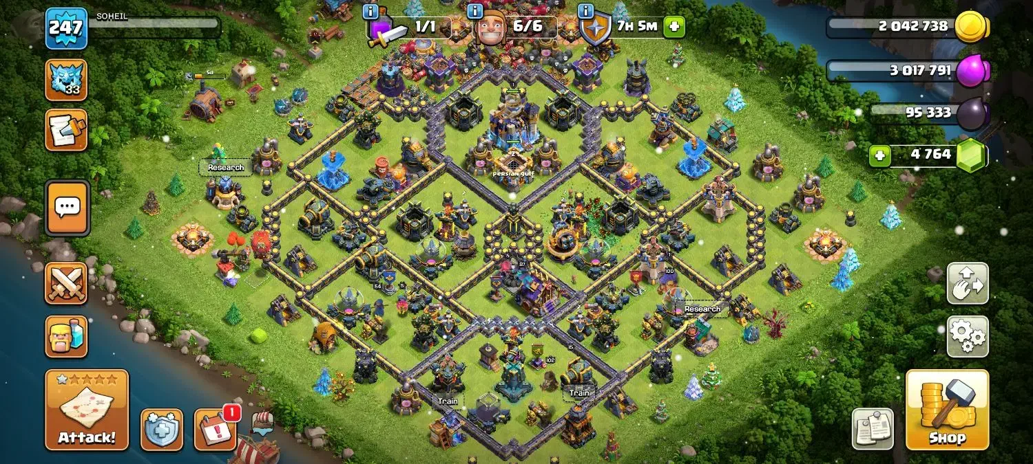 اکانت کلش اف کلنز|کنسول، بازی ویدئویی و آنلاین|بانه, |دیوار