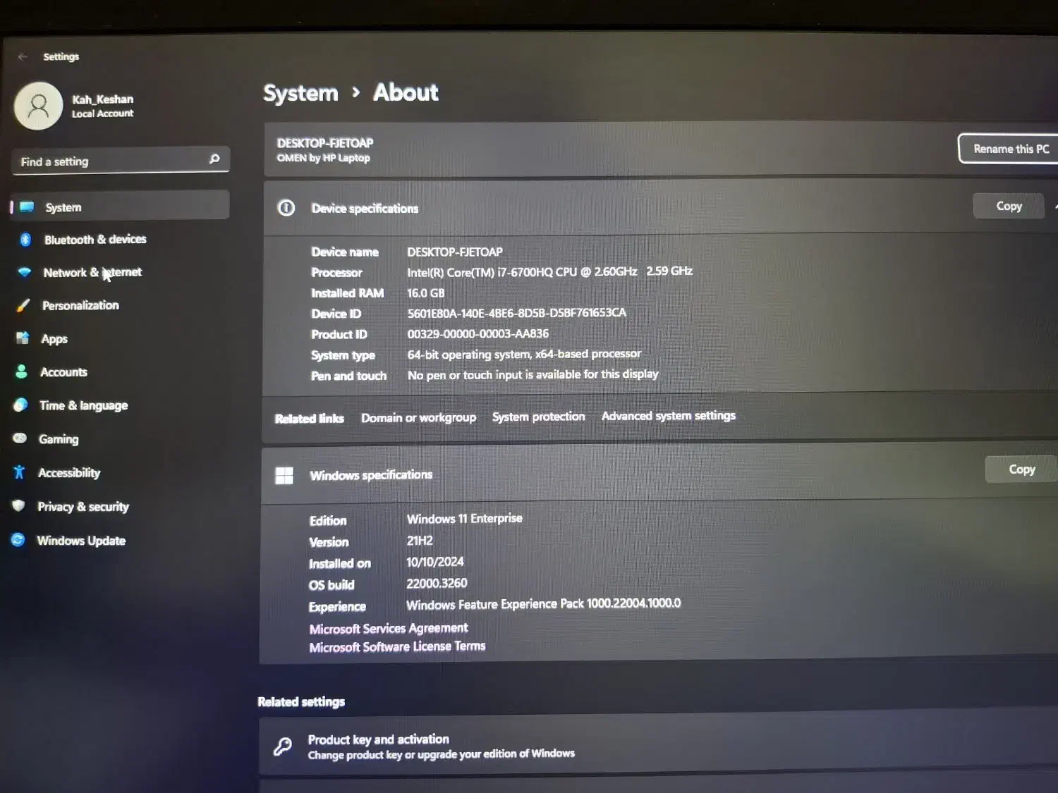لپتاب گیمینگ gtx 1060 6gig|رایانه همراه|مشهد, گوهرشاد|دیوار