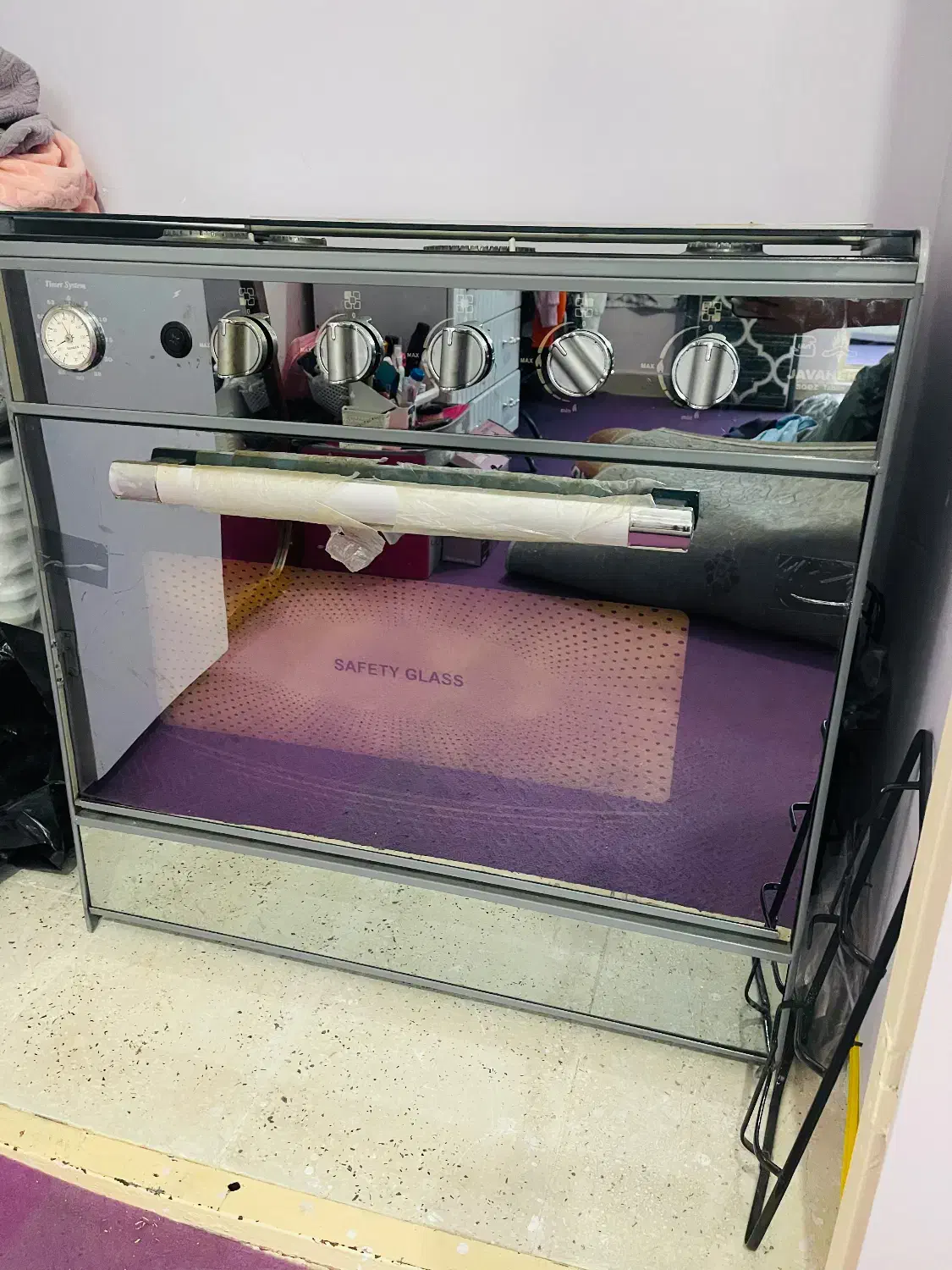 اجاق گاز طرح فر 5شعله درحدنو|اجاق گاز و لوازم برقی پختوپز|ابهر, |دیوار