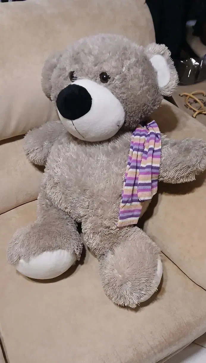 عروسک خرس 70 سانتی متری نو زیر قیمت بدلیل مهاجرت|اسباببازی|ساری, |دیوار